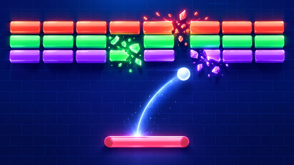 Promotional artwork for Brick Breaker