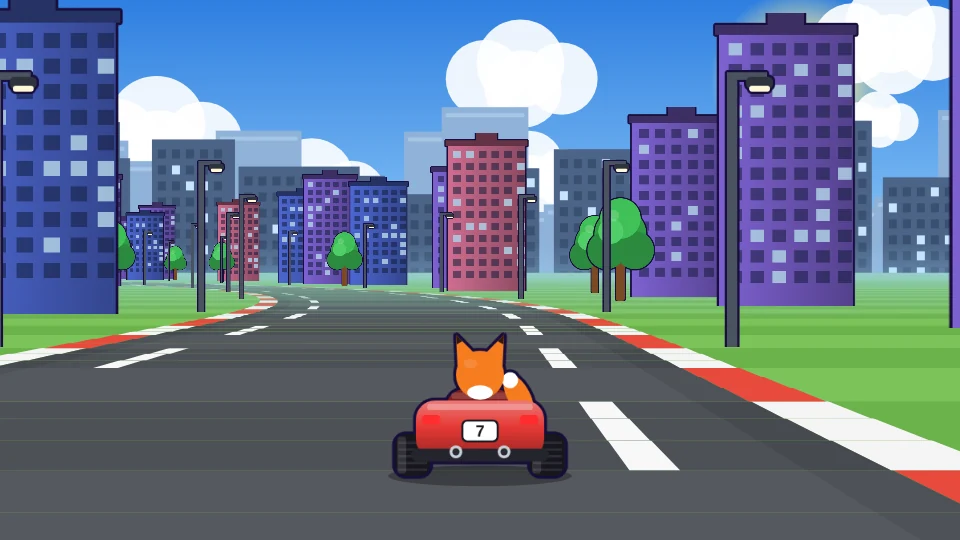 Promotional artwork for Kart Blast