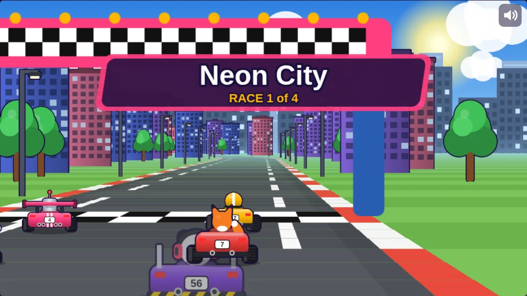 Actual Kart Blast gameplay