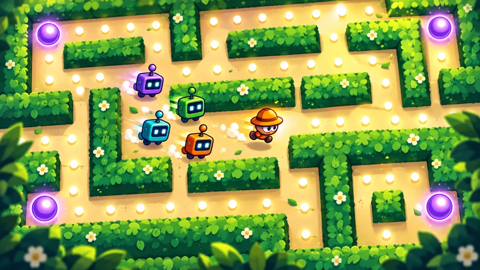 Promotional artwork for Maze Chase