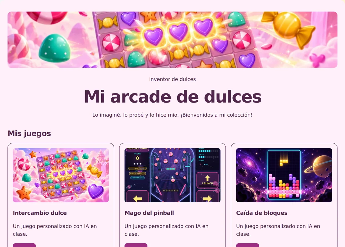 Gran imaginación. Dulces resultados.